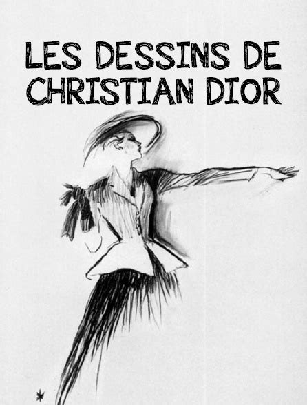 les dessins de mode de christian dior|Sur Arte, les dessins de mode de Christian Dior reprennent vie.